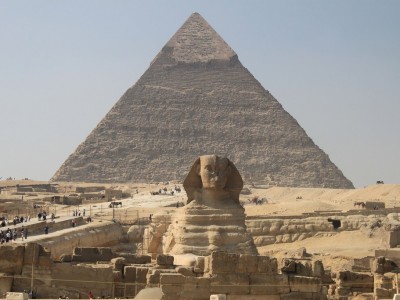 Sphinx - guard - Pyramids at Giza-XL